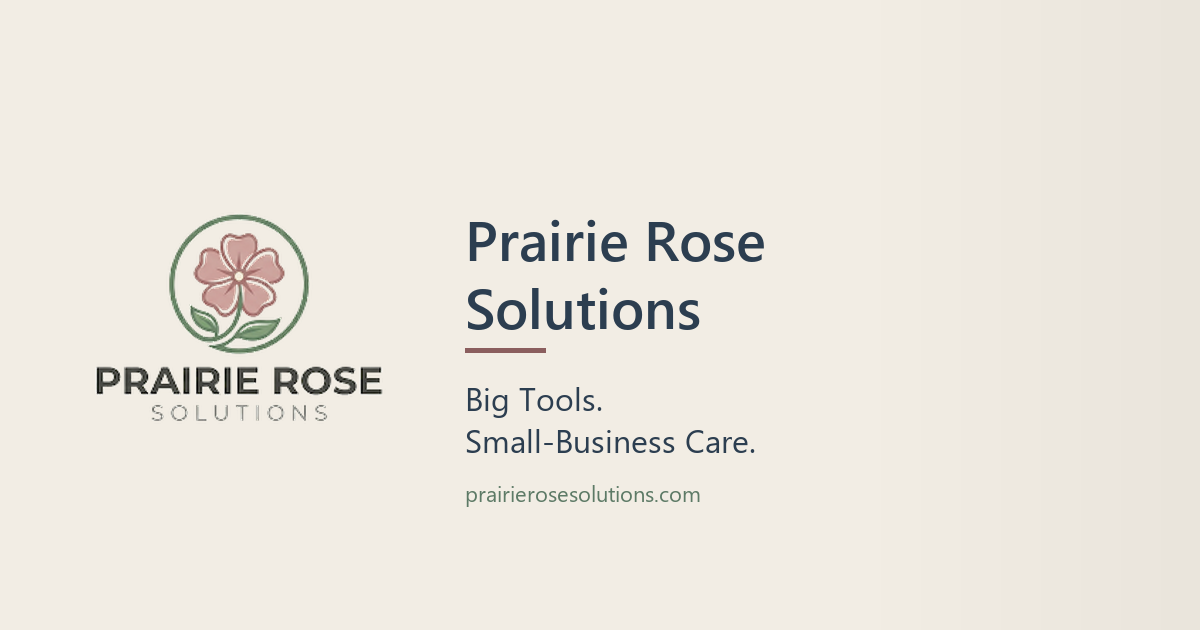 Prairie Rose Solutions